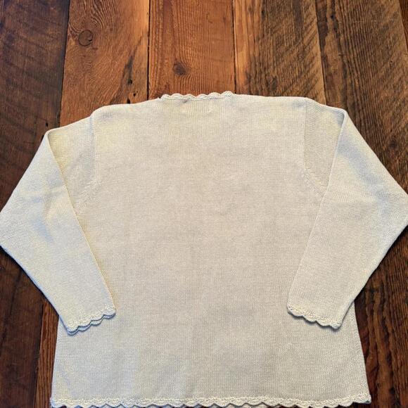 Vintage beautiful floral embroidered sweater by Shenanigans - Picture 2 of 5